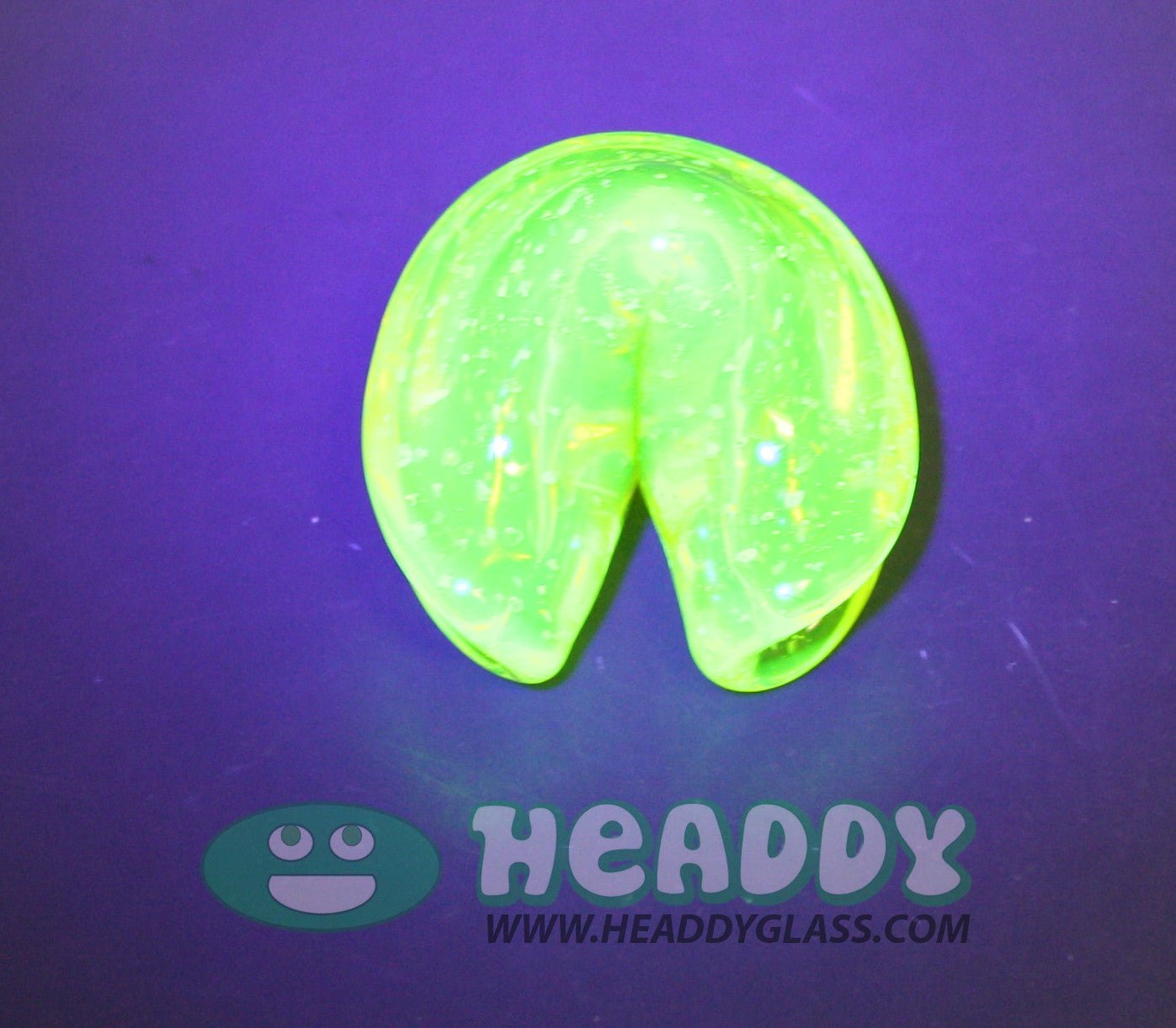 Dux Glass half life opal tech fortune cookie pendant - @DuxGlass - HG