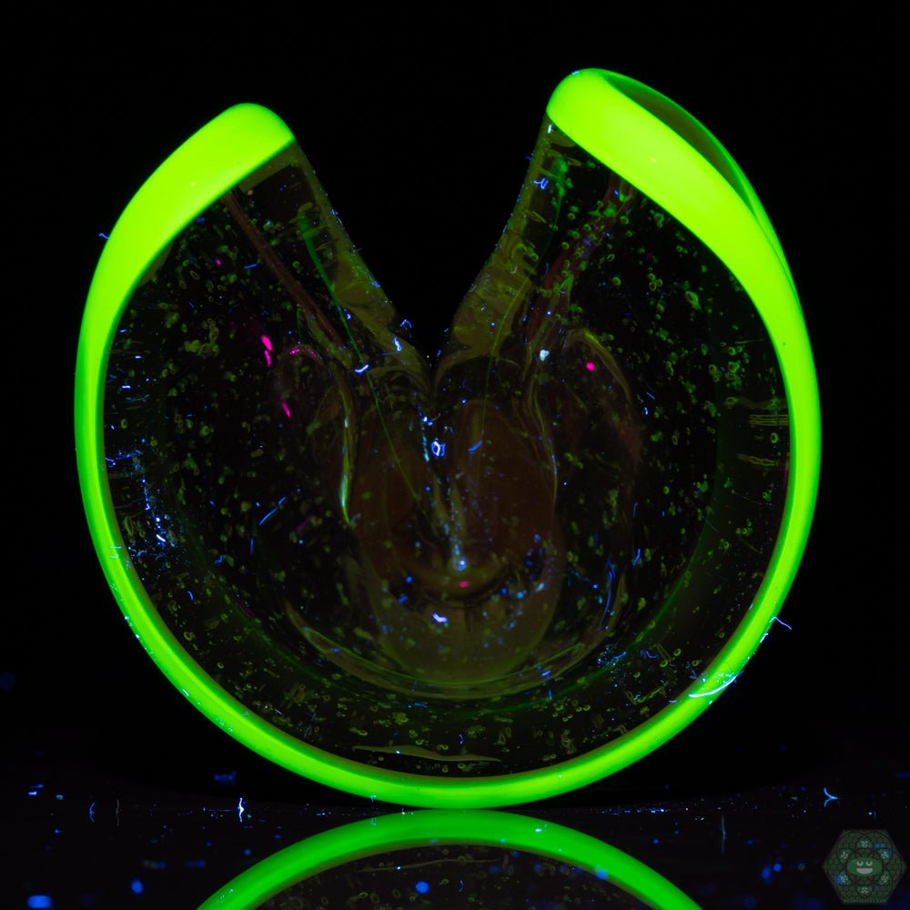 Artistic Dux Glass Opal Fortune Cookie Pendant – Features intricate craftsmanship and stunning light-reflecting opal detailing, ideal for stylish wear.