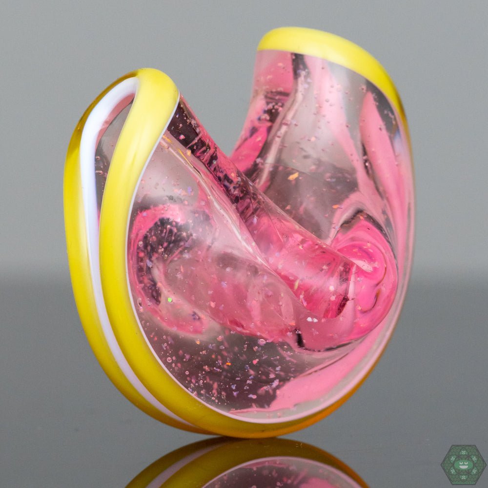 High-Quality Dux Glass Opal Tech Pendant – A delicate yet bold statement piece with a fortune cookie shape and premium opalescent glasswork.