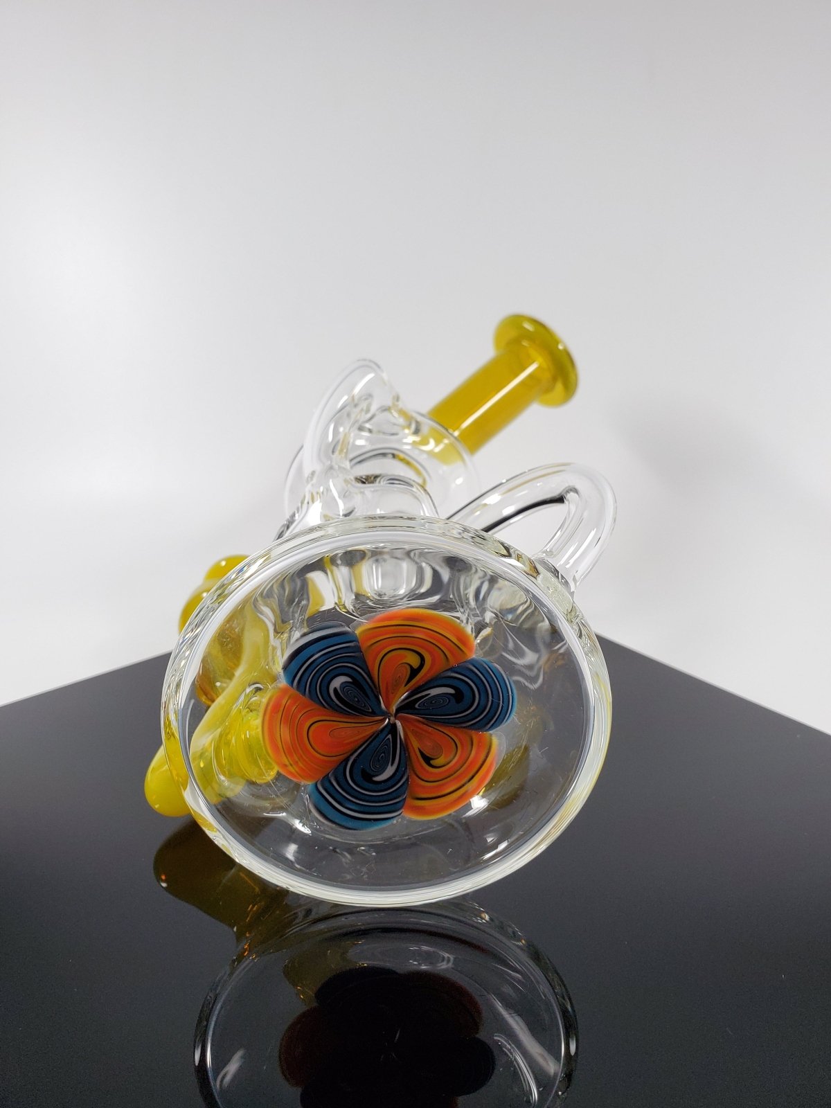E Box - Lemon Slyme Recycler - @Eboxglassart - HG