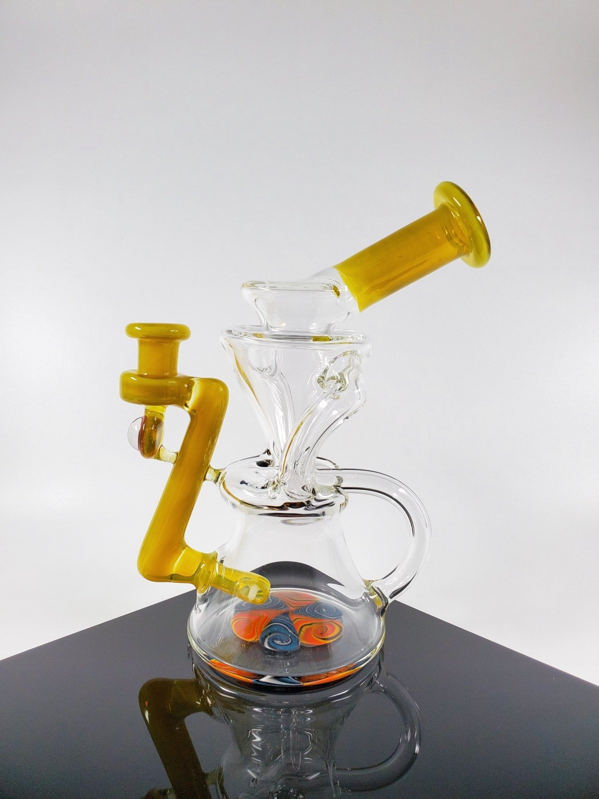 E Box - Lemon Slyme Recycler - @Eboxglassart - HG