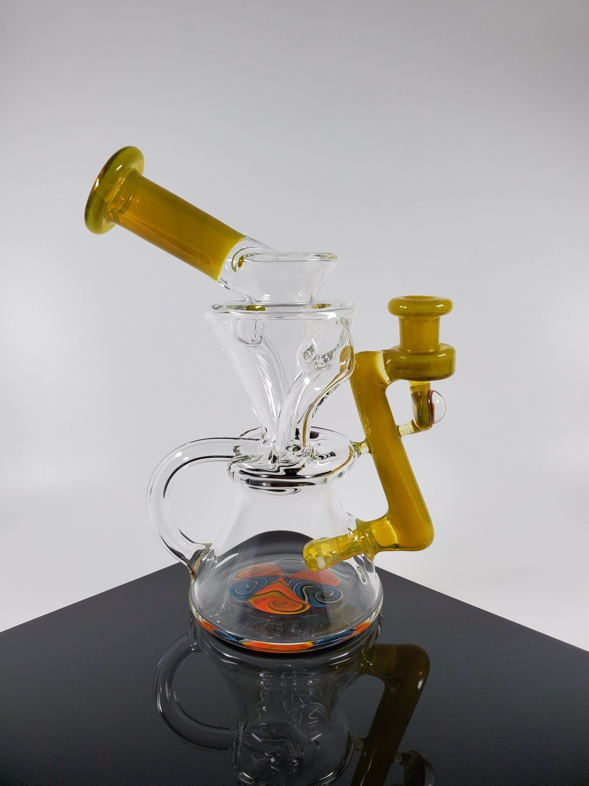 E Box - Lemon Slyme Recycler - @Eboxglassart - HG