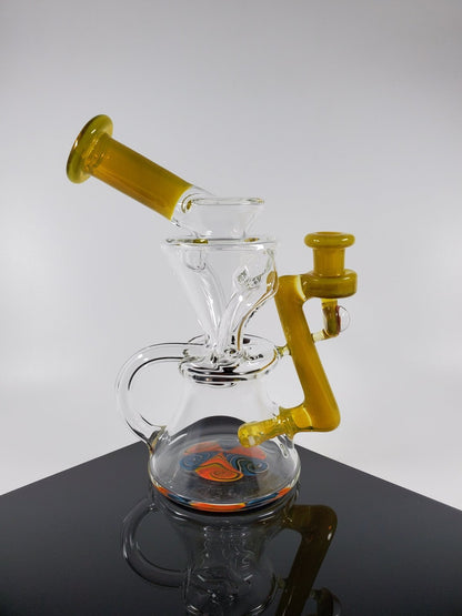 E Box - Lemon Slyme Recycler - @Eboxglassart - HG