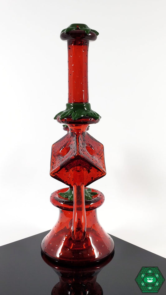 Earl Jr Tesseract 2.0 – Geometric glass art with top-tier craftsmanship, perfect for collectors seeking a unique and functional piece.