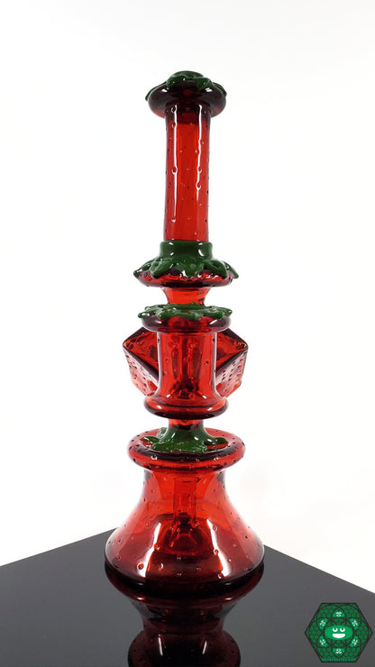 Earl Jr Tesseract 2.0 – Unique geometric glass creation, showcasing premium craftsmanship and adding value to any glass collection.