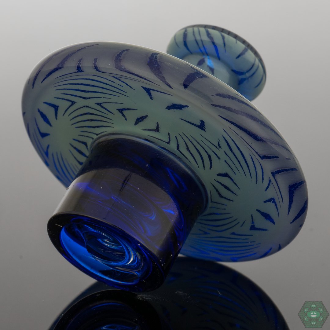 El3ctro B Glass - Spinner Caps 25mm - @El3ctro_B - HG