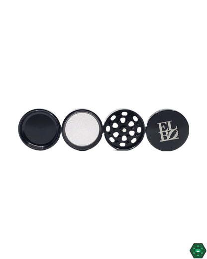 Close-up of Elbo Medium Grinder, showcasing its high-quality construction and 4-stage system for efficient grinding every time.