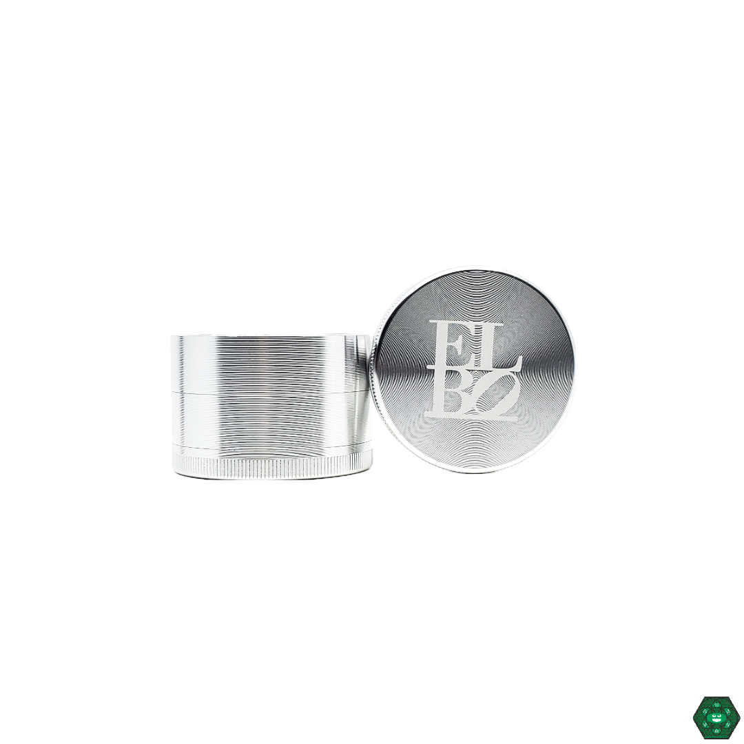  Elbo Medium Grinder in hand, demonstrating its compact size and ergonomic grip, perfect for portable, on-the-go grinding.