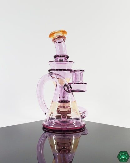 Elegant Quickdraw Glass Rig: The Cerio Glass Rozay, showcasing a sophisticated design and single uptake for smooth and efficient use.