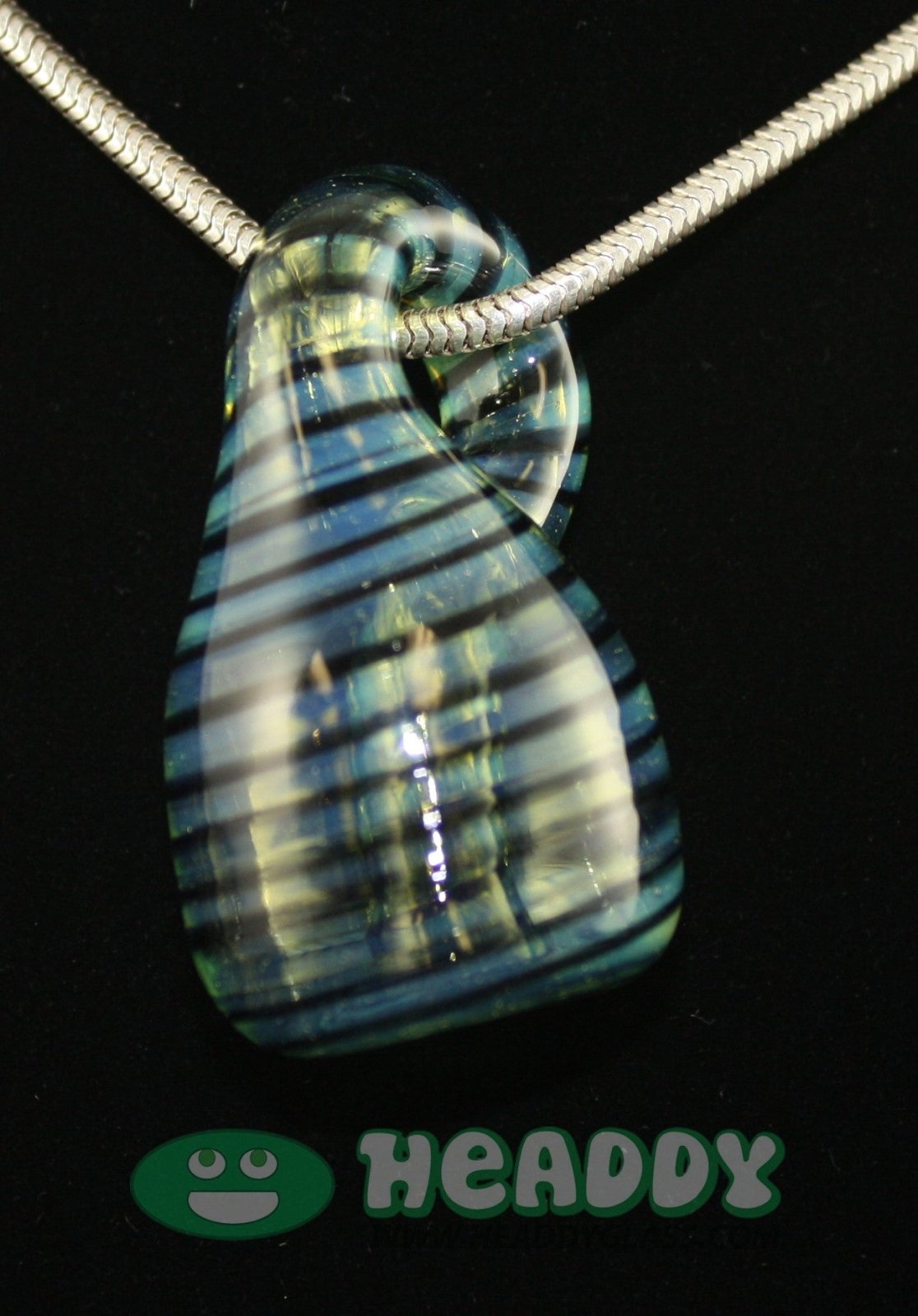 Elevate Glass klein bottle pendants - Headdy Glass