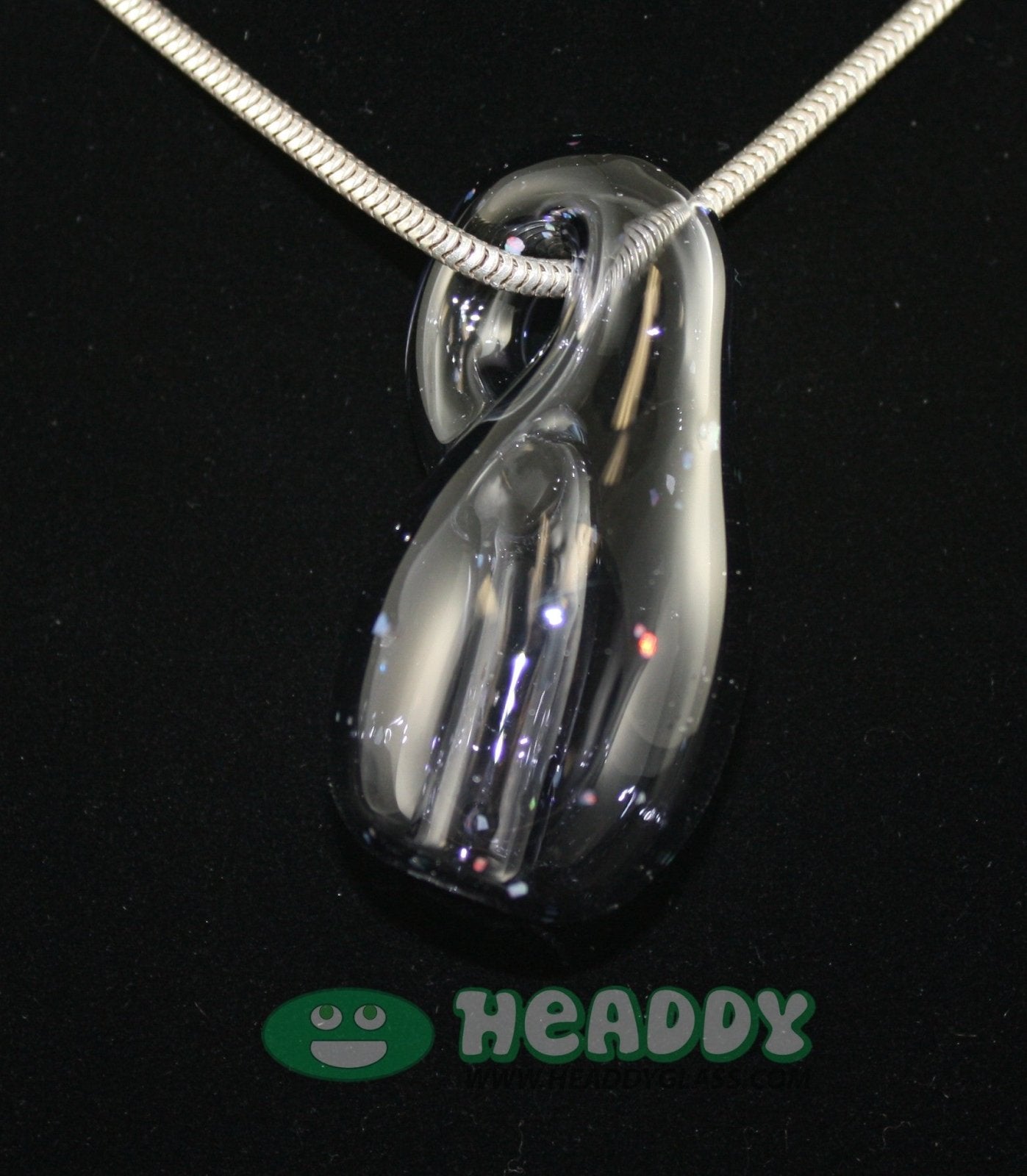 Elevate Glass klein bottle pendants - Headdy Glass
