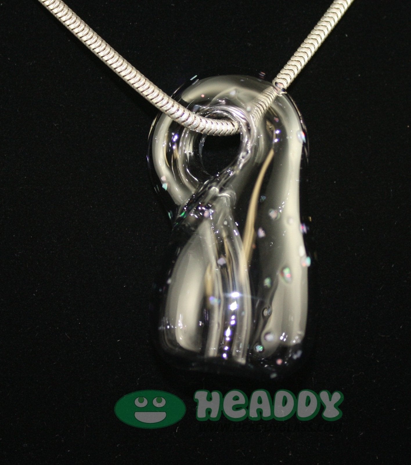 Elevate Glass klein bottle pendants - Headdy Glass