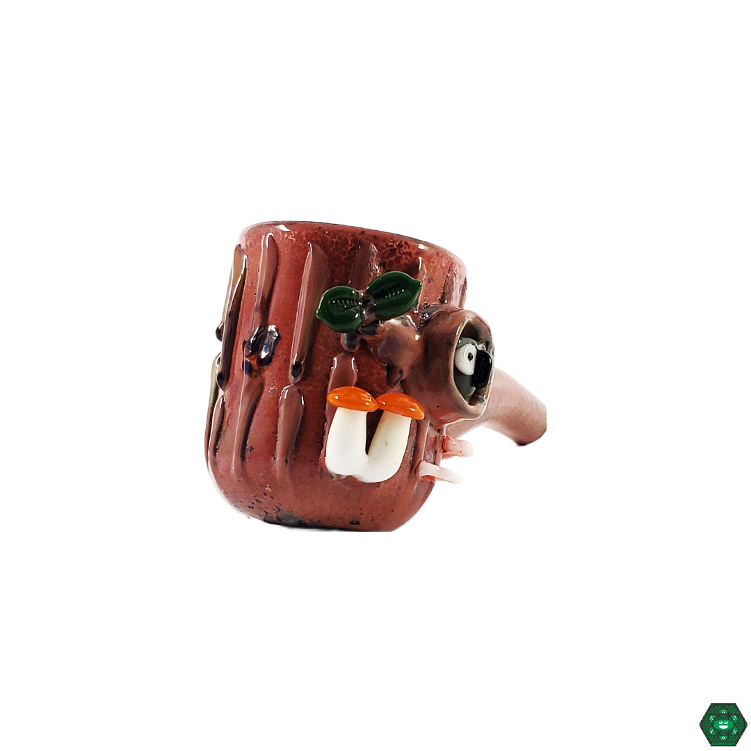  Close-up of the Empire Glassworks Hootie Puffco Proxy Sherlock, showcasing its intricate owl design and high-quality craftsmanship for a creative and functional upgrade to your Puffco Proxy.