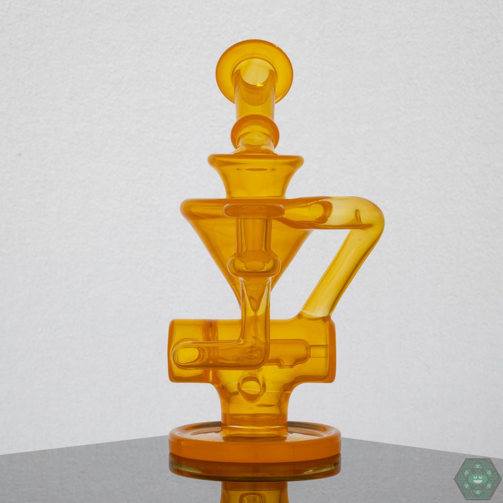 Eric Law 6.5-Inch Dab Recycler, featuring an innovative design with a single uptake for improved airflow.