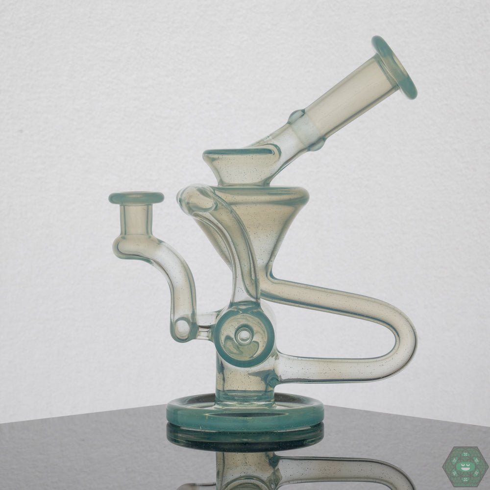  Eric Law Glass Recycler, a 6.5-inch unique handcrafted design perfect for collectors and enthusiasts.