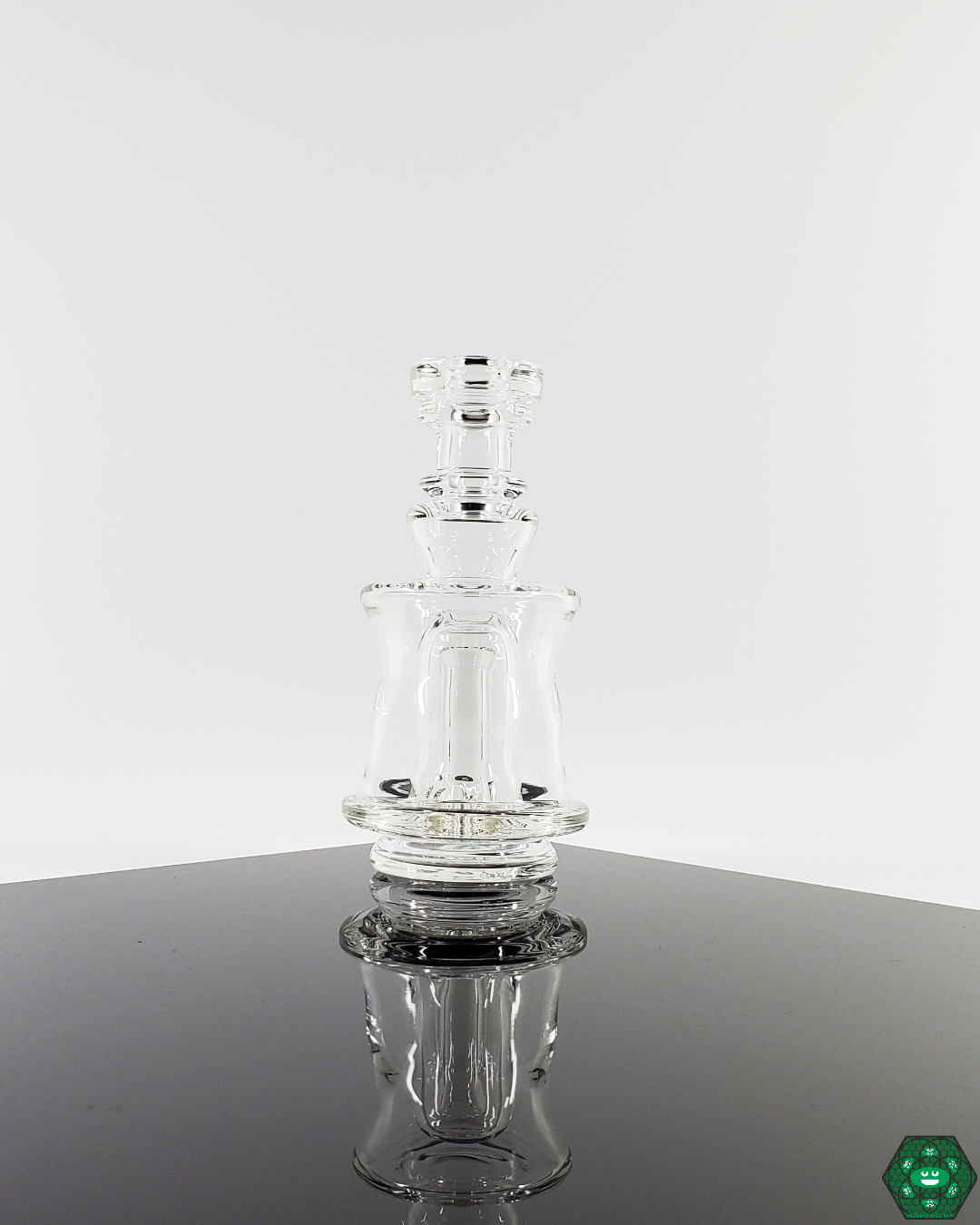 Ery Glass Puffco Attachments: Custom glass enhancements for Puffco devices, 4.25"-5" tall with a 1.75" diameter, including a one-hole perc for enhanced function.


