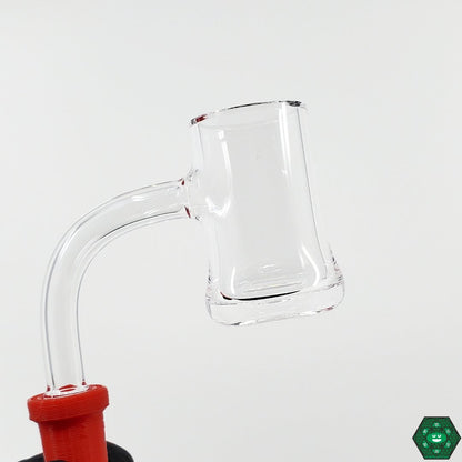 Evan Shore XL Flat Top Quartz Banger, designed for durability and consistent heat distribution for smooth dabs.

