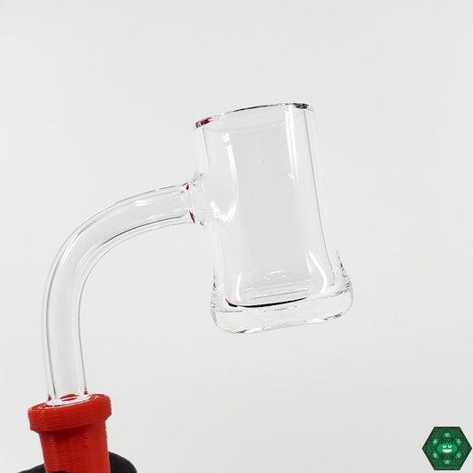 Evan Shore XL Flat Top Quartz Banger, designed for durability and consistent heat distribution for smooth dabs.

