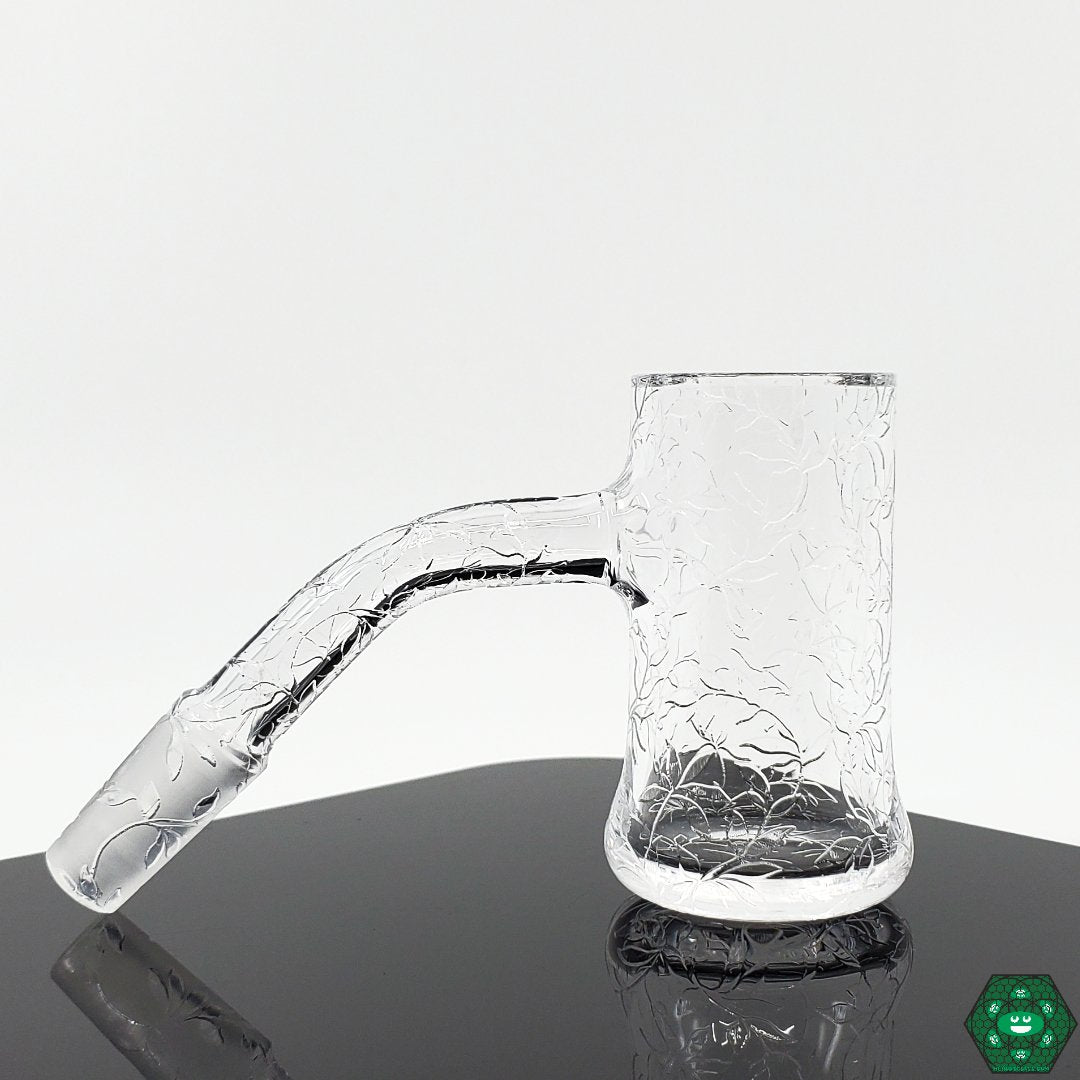 Evan Shore Trippy Banger featuring premium quartz material with a heat-resistant design for optimal dabbing sessions.