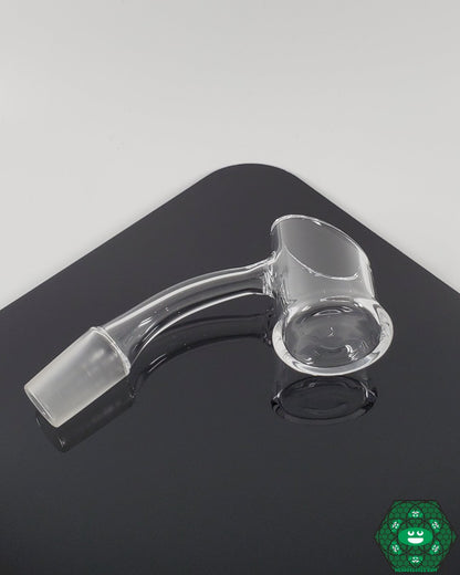 Evan Shore XL Slanted Top Banger, a 30mm quartz banger with an angled design for low-temperature dabbing and enhanced flavor retention.