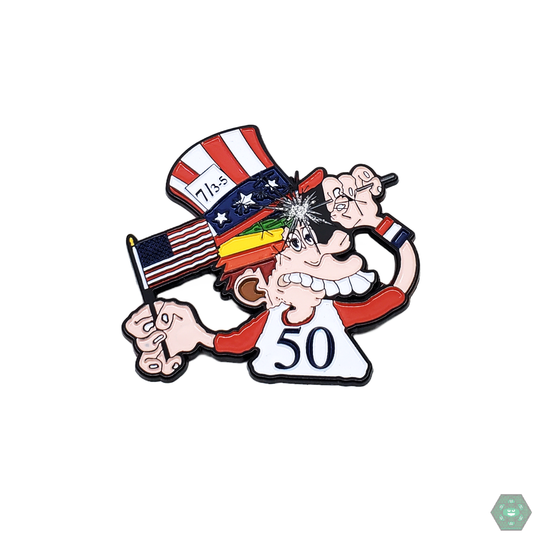 Fare Thee Well Hat Pin featuring a unique music tribute design, ideal for collectors and fans celebrating classic music culture
