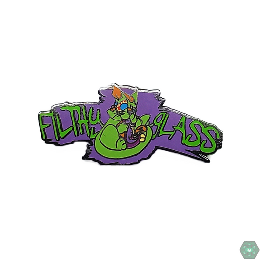 Filthy Glass Hat Pin, an artistic collectible for glass lovers, perfect for expressing passion for glass art and adding to your collection
