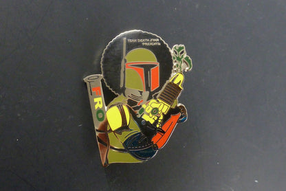 Froba Fett Collectible Sci-Fi Enamel Pin, a durable and intricately designed accessory perfect for fans and collectors.