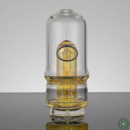 Clear and Fumed Glass Attachment: The Galloway Glass Single Ratchet Attachment combines clear and fumed glass, creating a visually appealing and unique design.