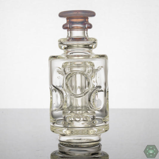 G.D. Glass Straight Fab Puffco Attachment #9, a premium vaping accessory designed to enhance your Puffco experience, improving airflow and vapor production for optimal enjoyment of concentrates, crafted with precision, a perfect addition to any vaping setup.