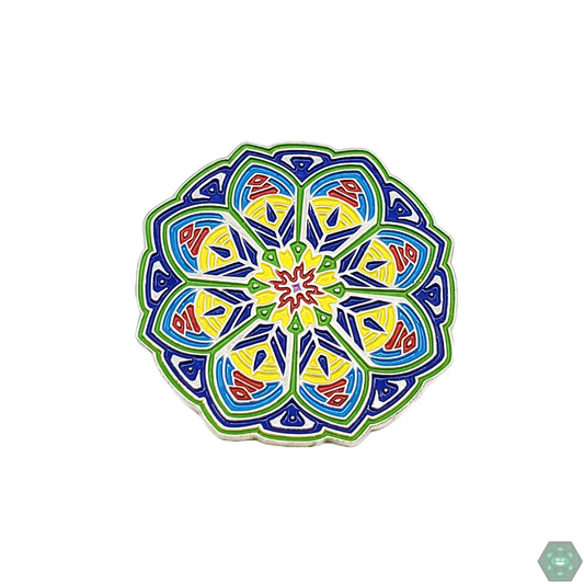  Geometric Hat Pin, a modern art-inspired collectible pin featuring a stylish abstract design, perfect for accessorizing hats, bags, or clothing.