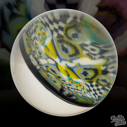 Glass Marble Art Collectible by J Fell x Lyons, a must-have for any serious glass enthusiast.