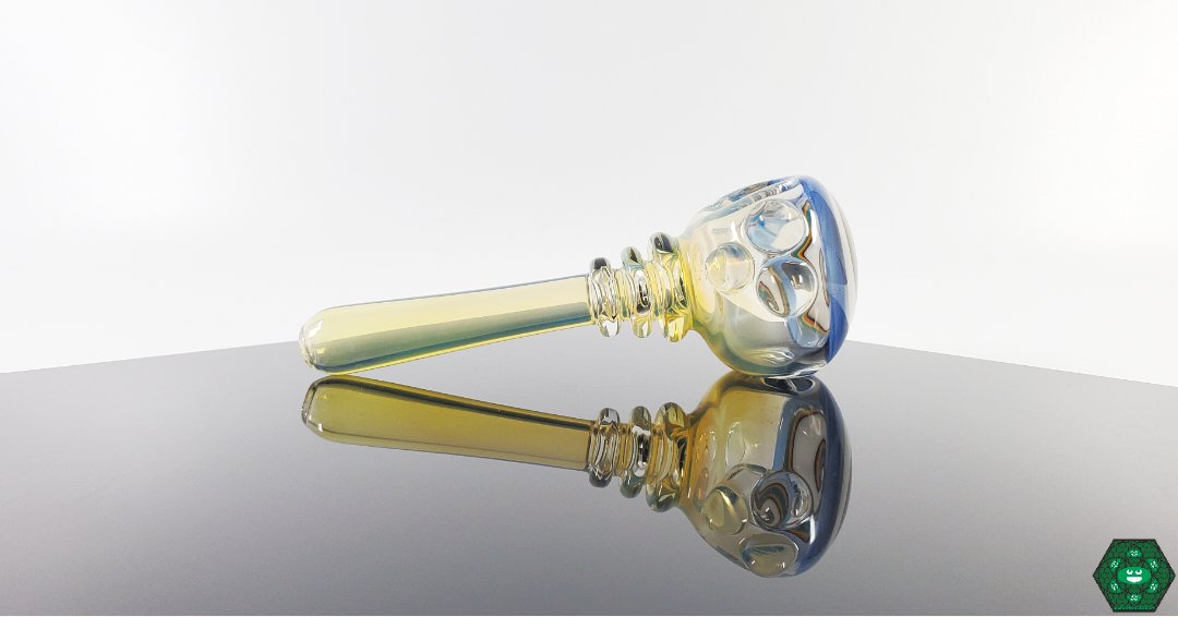  Glass Pipe with Wig Wag Design, a classic and popular style handcrafted by Kyle White.