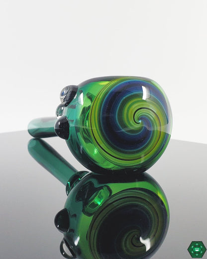 Glass Pipe with classic Wig Wag Style, reimagined by Kyle White.