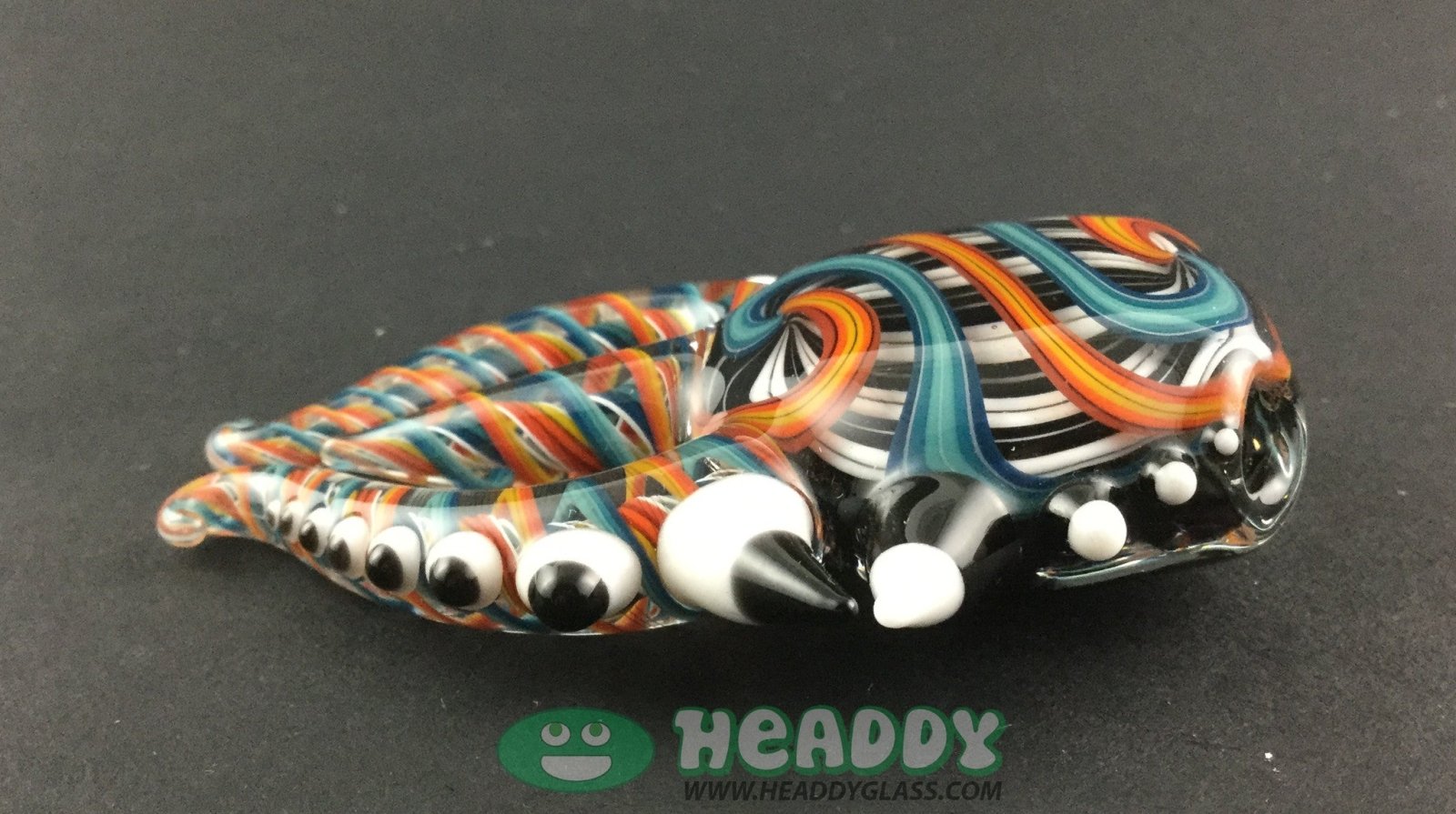 Global Glassworks Interdimensional Key Pendant - Orange & Blue - @Globalglassworks - HG