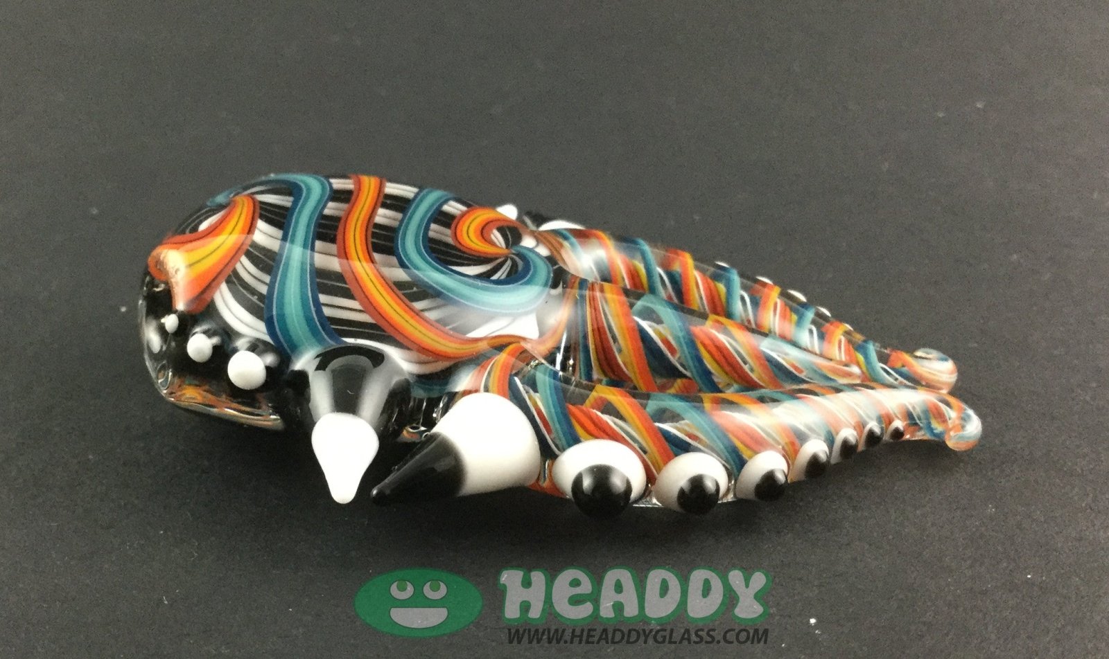Global Glassworks Interdimensional Key Pendant - Orange & Blue - @Globalglassworks - HG