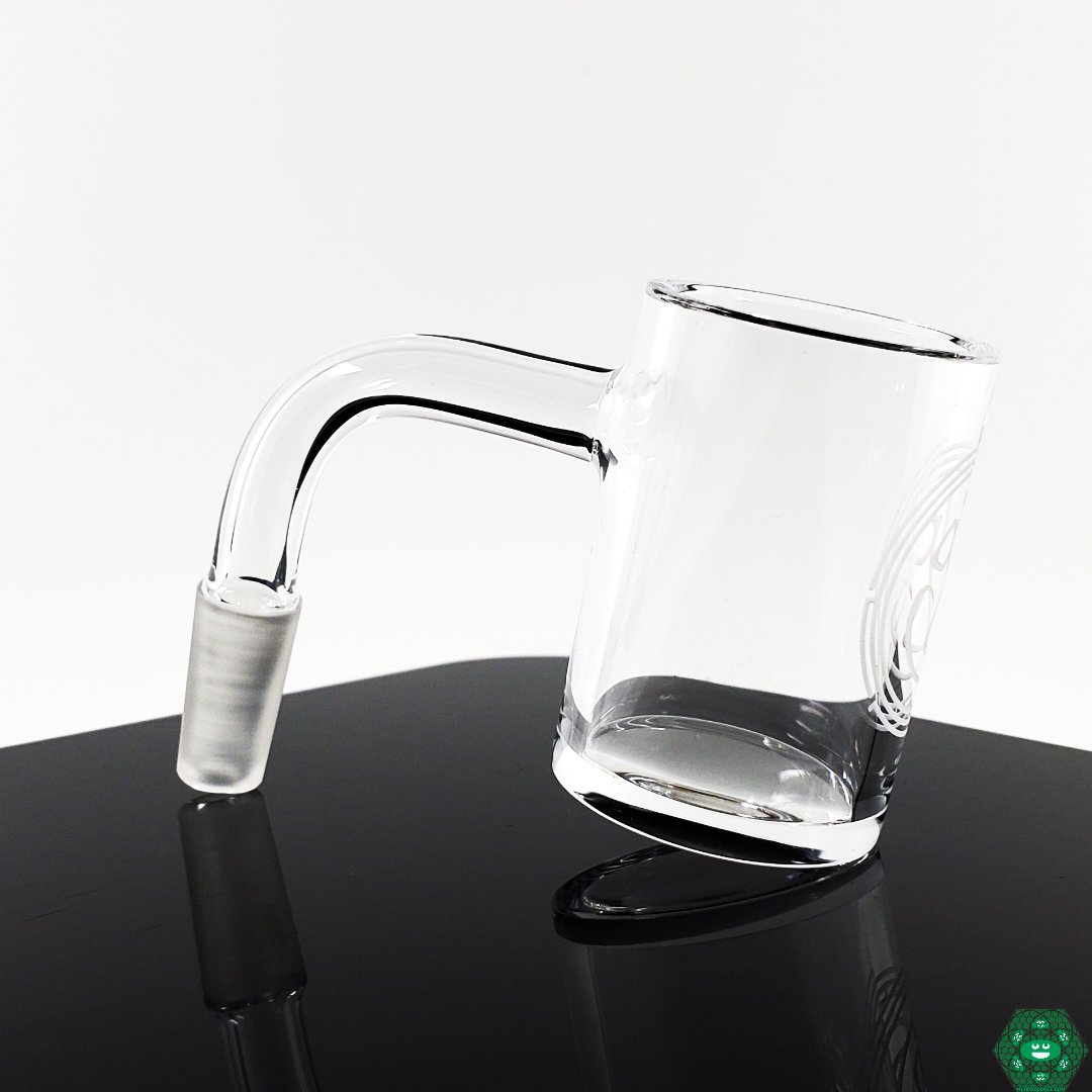  Grass Lab Quartz - 30MM Quartz Nail, a large quartz nail designed for efficient heat retention, featuring a 30mm diameter for ample surface area and better heat distribution, built with durable quartz for consistent performance and longevity, ideal for dabbing and users seeking high heat retention.