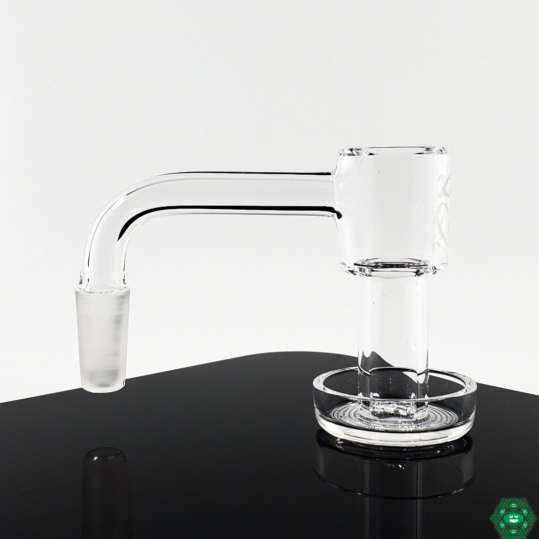 Grass Lab Quartz Standard Slurper, a reliable dab tool offering effective heat retention and airflow for an enhanced dabbing experience.