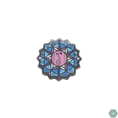Grass Roots Flower of Life Hat Pin, an artistic accessory combining the timeless 'Flower of Life' symbol with high-quality craftsmanship, perfect for collectors