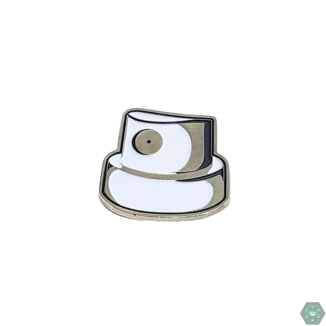 Grass Roots Spray Bottle Cap Pin, a unique and stylish accessory for collectors, adding flair to your look with an artistic design