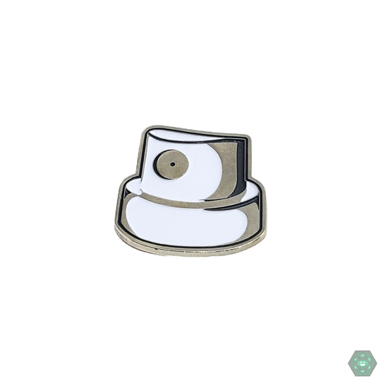 Grass Roots Spray Bottle Cap Pin, a unique and stylish accessory for collectors, adding flair to your look with an artistic design