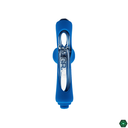  Grav Labs Mini Steamroller with Silicone Skin, highlighting its compact size and travel-ready design, perfect for users seeking convenience, durability, and powerful hits on the go.