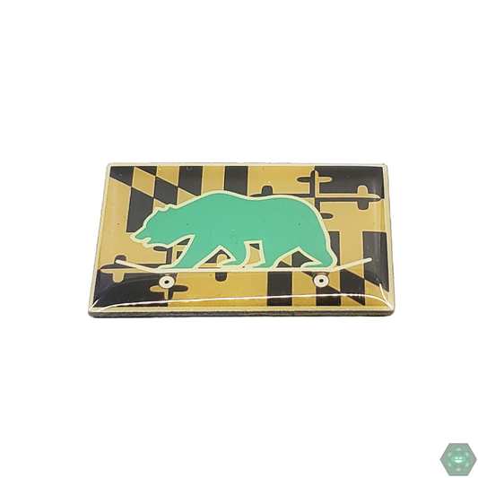 GRC Bear Pin featuring an iconic bear design with durable enamel, perfect for adding a classic touch to any pin collection.