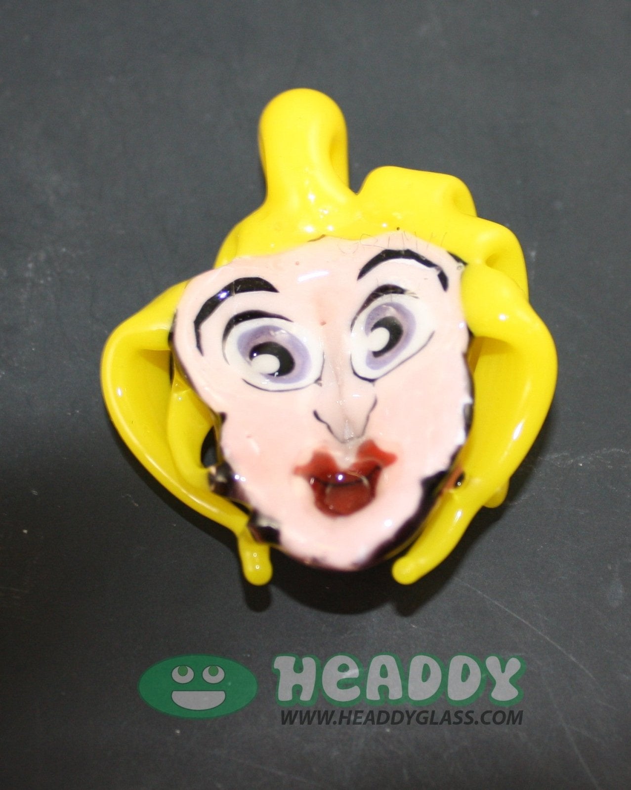 Grimm 3D Pendant #2, an exquisite handmade glass piece with stunning depth and unique visual effects.