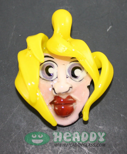 Grimm 3D Pendant #2, a handcrafted glass art pendant featuring unique depth, vibrant colors, and detailed craftsmanship.