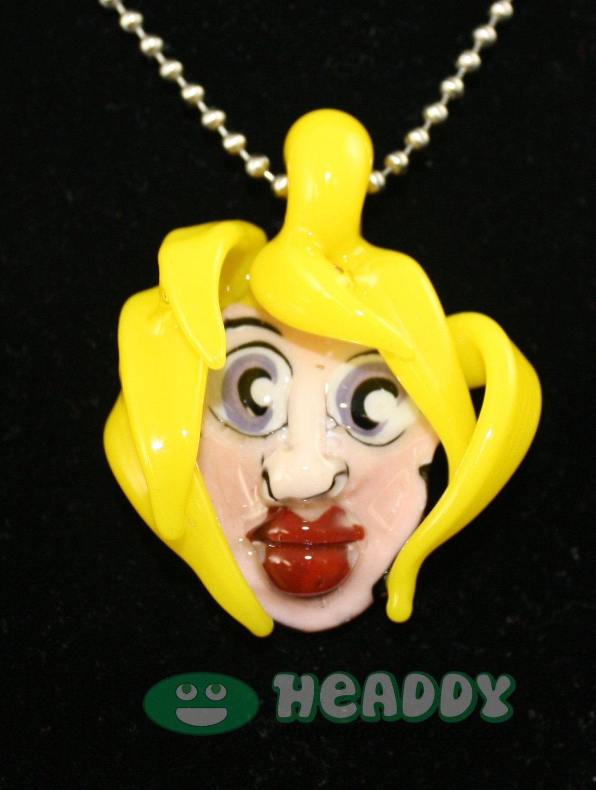 Grimm 3D Pendant #2, an intricate multi-dimensional glass art piece crafted for collectors and glass enthusiasts.

