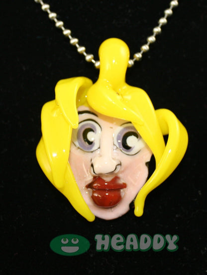 Grimm 3D Pendant #2, an intricate multi-dimensional glass art piece crafted for collectors and glass enthusiasts.

