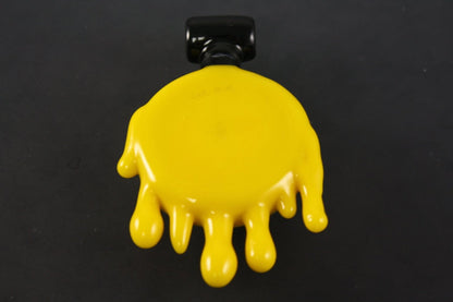 Grimm Clock Pendant, a stylish and unique glass necklace that blends artistic craftsmanship with wearable art.