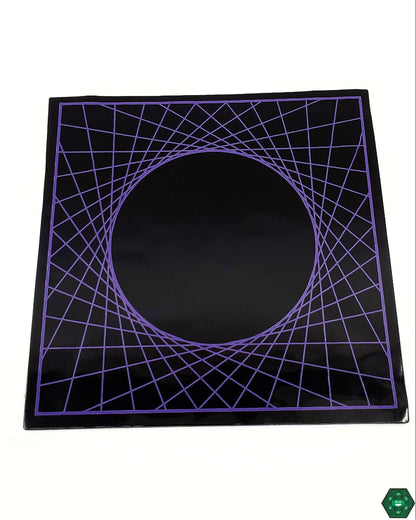 Grip Mat Pattern #1, a heat-resistant dab mat featuring a stylish modern design for secure and reliable use.