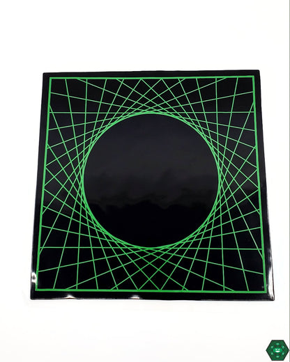 Grip Mat Pattern #1, a sturdy non-slip dab mat designed for stability, heat resistance, and glass rig protection.