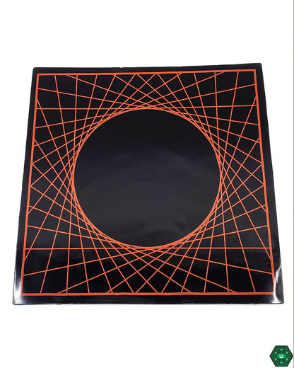 Grip Mat Pattern #1, a premium non-slip mat crafted for stability and durability during dabbing sessions.